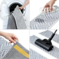 SussexHome Sea Design Cotton Anti-Slip Stair Treads, 9” X 28“ -Interior furniture GUEST eed3730e a6d1 4597 a6e7 4c691e6bbfdd 1