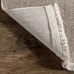 NuLOOM Solid Farmhouse Fringe Area Rug -Interior furniture GUEST ef869718 6c05 4da8 b9f1 74754b869517