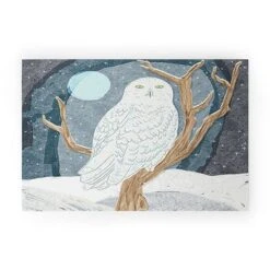 Sewzinski Snowy Owl At Night Welcome Mat - Society6 12 Sewzinski Snowy Owl At Night Welcome Mat - Society6 -Interior furniture GUEST f042eae7 c9ab 444d 95f3 7b27dff516ff
