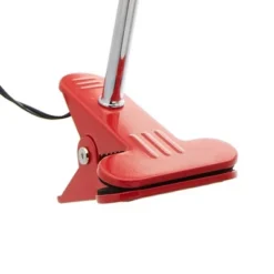 Globe Electric 8.46 Inch 5 Watt Glossy Chrome Goose Neck Clip Lamp With Integrated LED Bulb, 35,000 Hours Lifespan, And 250 Lumens, Red -Interior furniture GUEST f091fbc8 e779 4f3d a7f5 63d916bc39e3