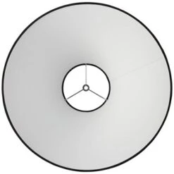 Springcrest Black Large Chimney Empire Lamp Shade 6" Top X 19" Bottom X 12" Slant (Spider) Replacement With Harp And Finial -Interior furniture GUEST f294591e aaf9 41ec a218 1b8a60228654