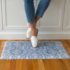Kilim Anti-Fatigue Comfort Long Floor Mat Blue - Brewster -Interior furniture GUEST f2d3f79b 08c8 4bf2 b569 5373ab05d8db
