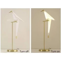HOMLUX Modern Thousand Origami Crane Table Lamp 29" Novelty LED Night Light For Bedroom -Interior furniture GUEST f30b3de1 07fe 49dc 96bc 04e553ddba7c