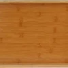 Bamboo Serving Tray With Handles - Serving Platters Great For Tea Tray, Dinner - Wooden Tray With Handles - Coffee Table Tray For Breakfast HomeItUsa
