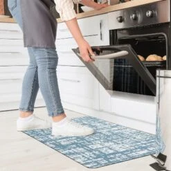 World Rug Gallery Contemporary Abstract Anti-Fatigue Standing Mat -Interior furniture GUEST f38f61fb 55a7 4be9 ada9 d5ea11265191