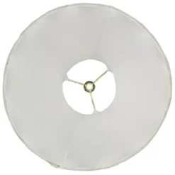 Imperial Shade Creme Small Scallop Bell Lamp Shade 5" Top X 12" Bottom X 10" Slant X 9.5 High (Spider) Replacement With Harp And Finial -Interior furniture GUEST f520f745 ec17 4b30 b94d f11562786321