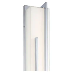 Possini Euro Design Jada Modern Wall Light Chrome Hardwire 33 3/4" Light Bar LED Fixture White Glass For Bedroom Bathroom Vanity Reading Living Room -Interior furniture GUEST f5841264 6291 4687 9193 96f7e3da0f4f