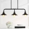 34.25" LED 3-Light Cade Metal Farmhouse Industrial Pendant Oil Rubbed Bronze - JONATHAN Y -Interior furniture GUEST f5b0a130 fa90 4168 b1c7 c5b9df312dbc