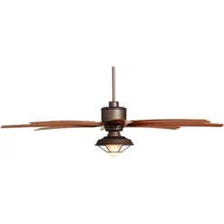 72" Casa Vieja Predator Rustic Indoor Outdoor Ceiling Fan With LED Light Remote English Bronze Cherry Frosted Glass Damp Rated For Patio Exterior Home -Interior furniture GUEST f6151024 6af4 4ebf be28 af95a9868215