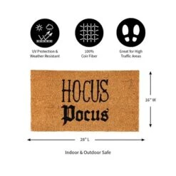 Evergreen 16 X 28 Halloween Greeting Coir Mat, Hocus Pocus For Indoor And Outdoor Decor -Interior furniture GUEST f840a636 8729 4cd2 b490 4759636072ae