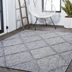 Salines Diamond Trellis Indoor/Outdoor Area Rug - JONATHAN Y -Interior furniture GUEST f928856f e7d9 487e 8abf ae49c8bb3573