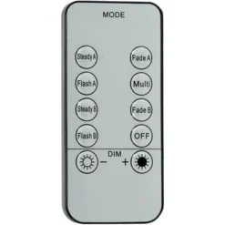 Kurt Adler Battery Operated 50 LED Multi-function Light Set With Remote, Assorted Wire Color, Silver Or Green, 17.5'