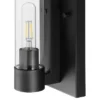 Globe Electric 1-Light Matte Black Wall Sconce With Clear Glass Shade -Interior furniture GUEST f9da42c6 d323 4b34 85ae da759afb08e6