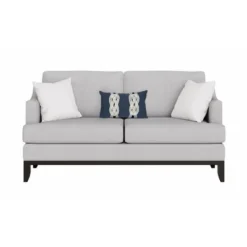 12"x20" Double Knot Lumbar Throw Pillow Navy - Liora Manne