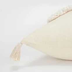 20"x20" Oversize Geometric Poly Filled Pillow Square Throw Pillow Neutral - Rizzy Home -Interior furniture GUEST fce691df 481d 4b92 8ef8 98b8b754cc5a