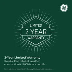 GE Outdoor Security Solar Powered Wall Light Fixture 5CCT -Interior furniture GUEST fe724858 f615 4a9b b821 528c33fc55d1