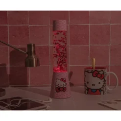 Ukonic Sanrio Hello Kitty Glitter Motion Mood Light | 12 Inches Tall -Interior furniture GUEST ff2eb603 9759 4f9c be41 ff3252435398